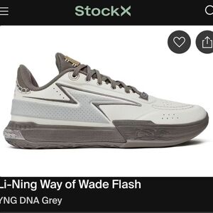 Li-Ning Way of Wade Flash YNG DNA Grey- 11.5